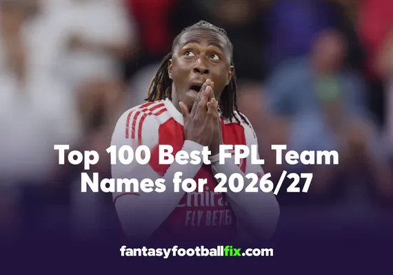 100 Best FPL Team Names 2026-27