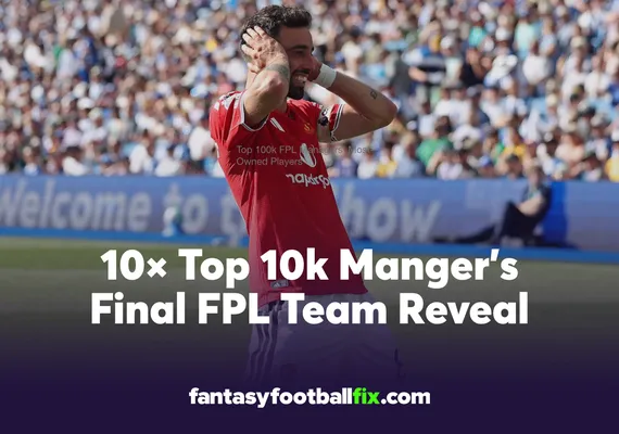 10× Top 10k Manger’sFinal FPL Team Reveal