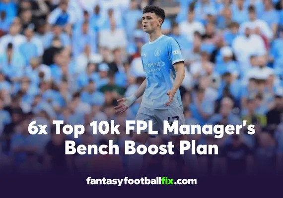 6x Top 10k FPL Manager’s Bench Boost Plan