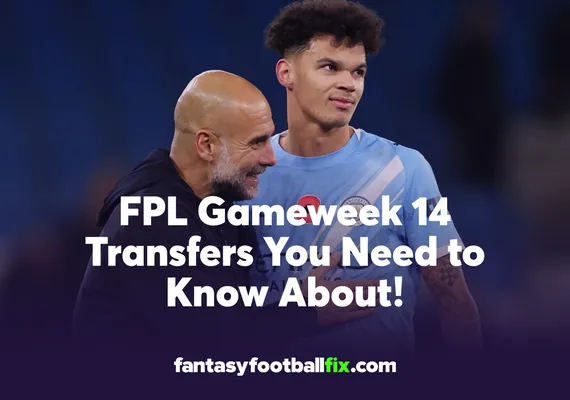 FPL Gameweek 14 Transfers You Need to Know About!