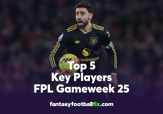 FPL Top 5 Players Gameweek 25