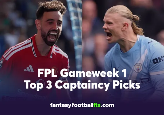 FPL Top Captains for Gameweek 1