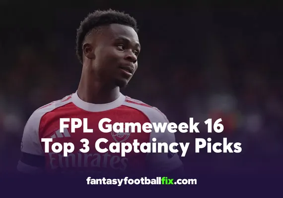 FPL Top Captains for Gameweek 16