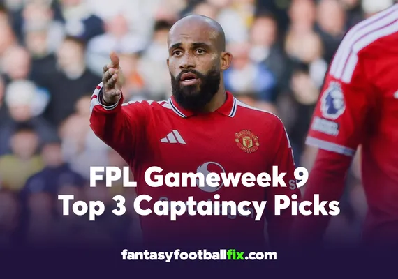 FPL Top Captains for Gameweek 9