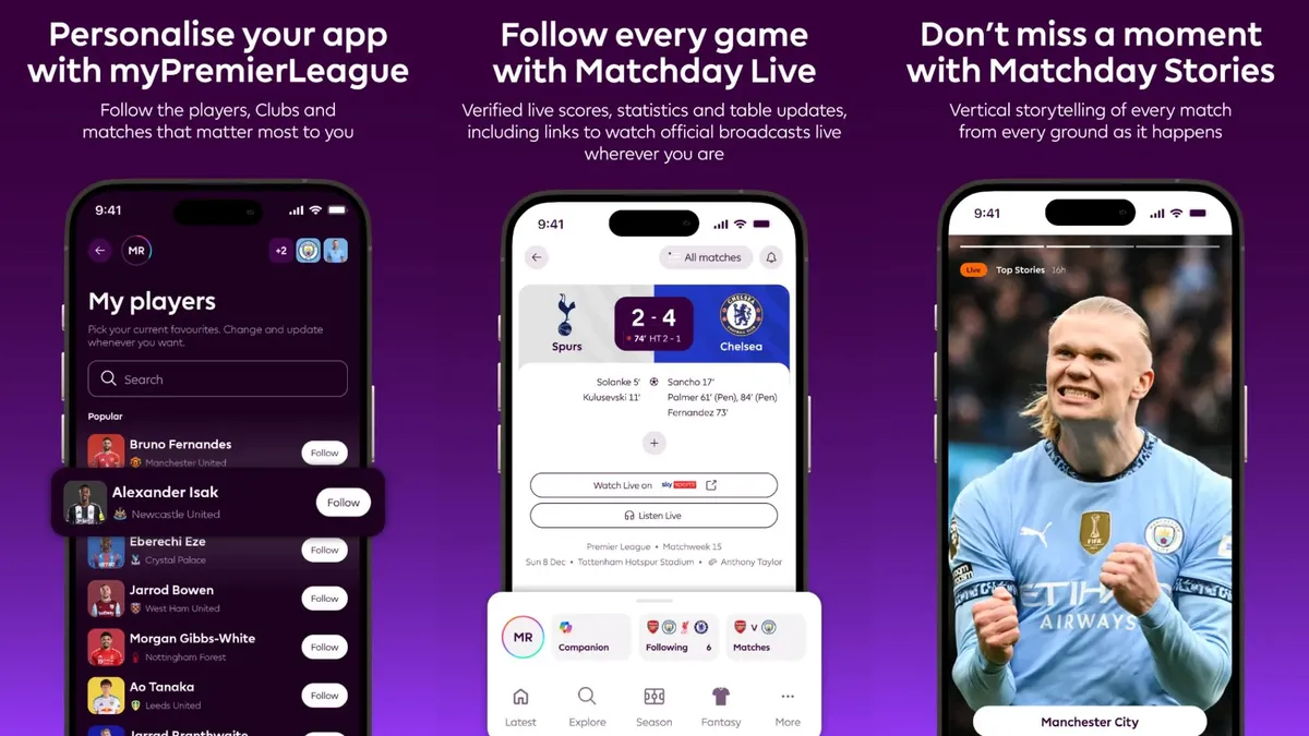 Premier League co-pilot information