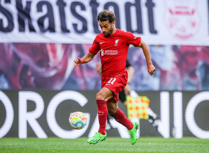 Picture of Mo Salah in possession