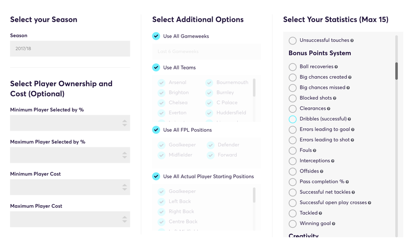 stats builder