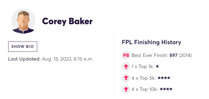 Corey Baker Bio