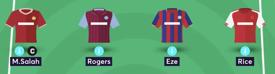 World number 1 FPL manager&#x27;s midfield