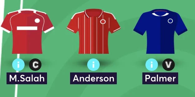 FPL best team for 2025/26 midfield