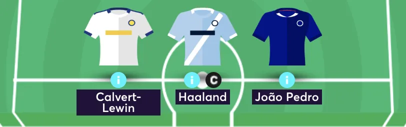 Front three forwards from a combined elite FPL team reveal