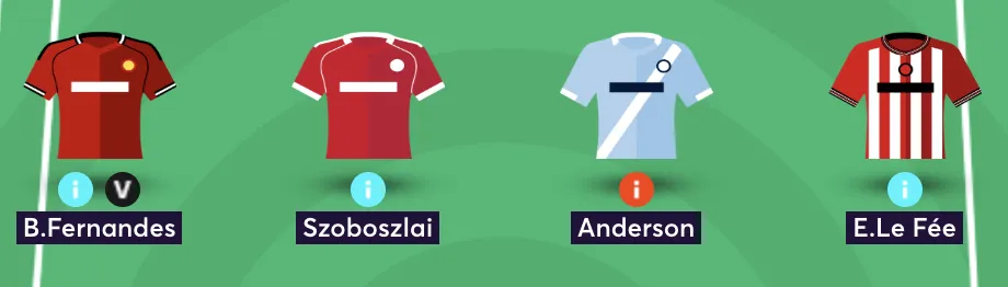 Elite FPL manager's team reveal midfield