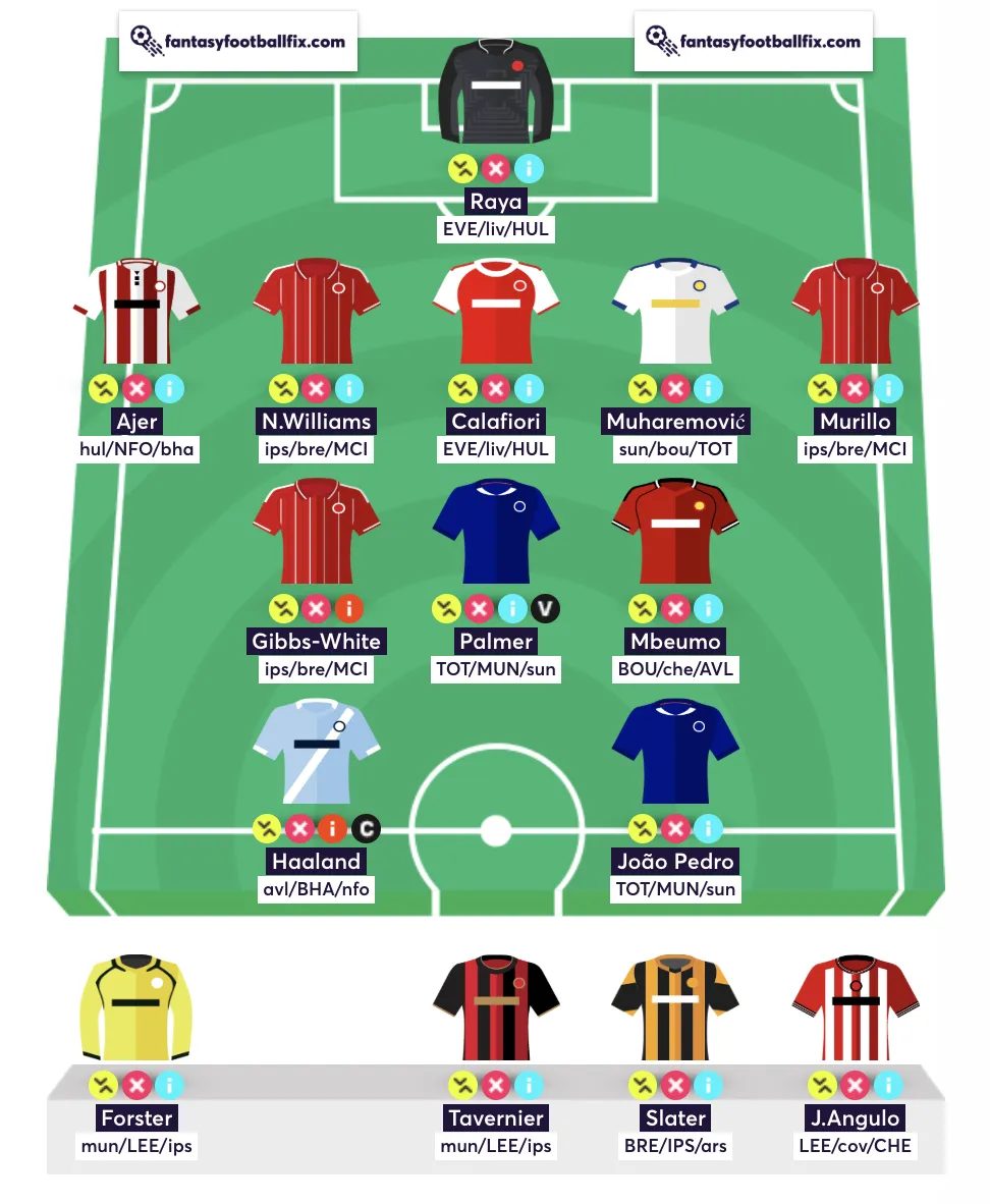 Best Free Hit team for FPL Gameweek 8
