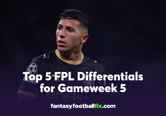Top 5 FPL Differentials for Gameweek 5