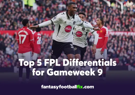 Top 5 FPL Differentials for Gameweek 9