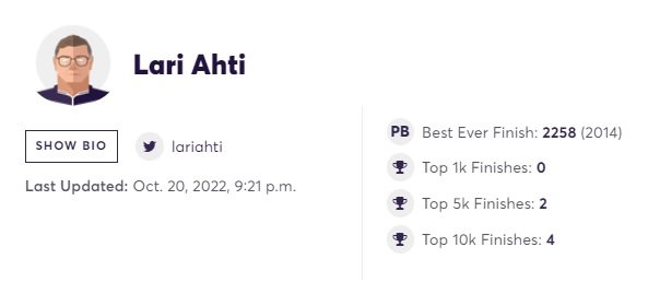 lari ahti bio