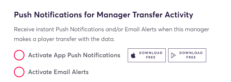 Elite XI Push Notifications
